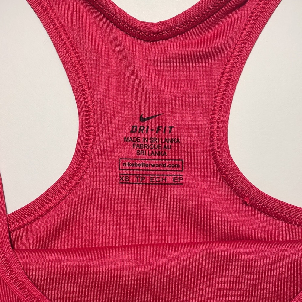 Pink Nike DRI-FIT Sports Bra Size XS - Picture 3 of 3